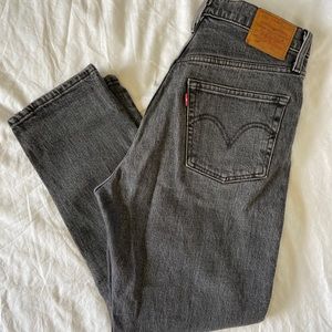 Levi’s 501 dark wash straight leg